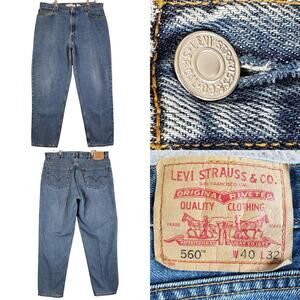 Vintage Levis Jeans 560 Comfort Fit Men’s Size 40x32 Y2K Medium Wash Blue